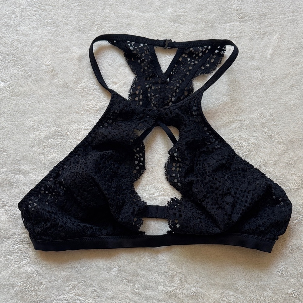 Victoria’s Secret Black Lace Racerback Bralette 🖤